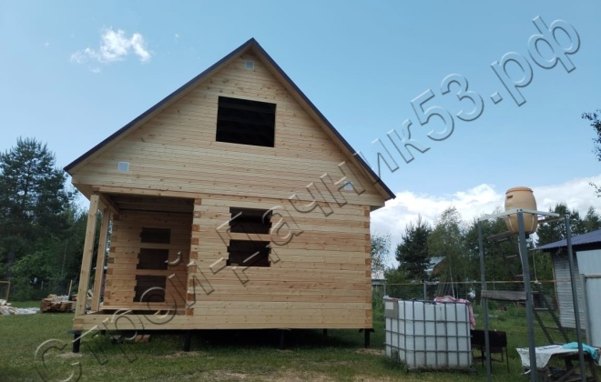 2 Брусовой дом К-34, 6х9м, 94.5 М², Московская область, Талдомский район, СНТ Норд. (5)